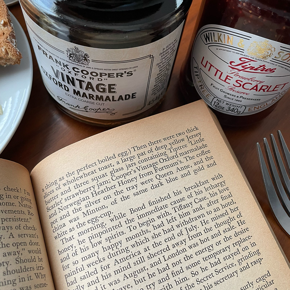 Frank Cooper's Vintage Oxford Marmalade is mentioned in the novel From Russia With Love.