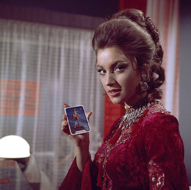 photo © Danjaq LLC, United Artists Jane Seymour as Solitaire in Live And Let Die.