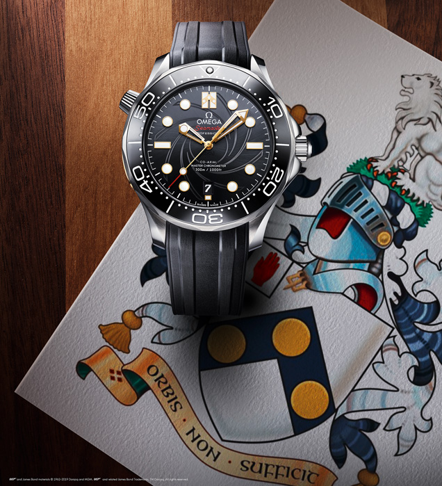 photo © Omega Omega Seamaster 300M James Bond Limited Edition, celebrates On her Majesty's Secret Service