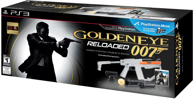 photo © Activision (above) Special Double 'O' Edition Bundle with GoldenEye game and PlayStation Move Sharp Shooter peripherals (USA only)