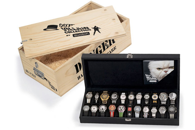 photo © Swatch Swatch 007 Villain Collection