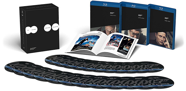 photo © United Artists, Danjaq LLC Ultimate James Bond Collection on Blu-Ray includes a booklet and 24 Bond films on Blu-Ray