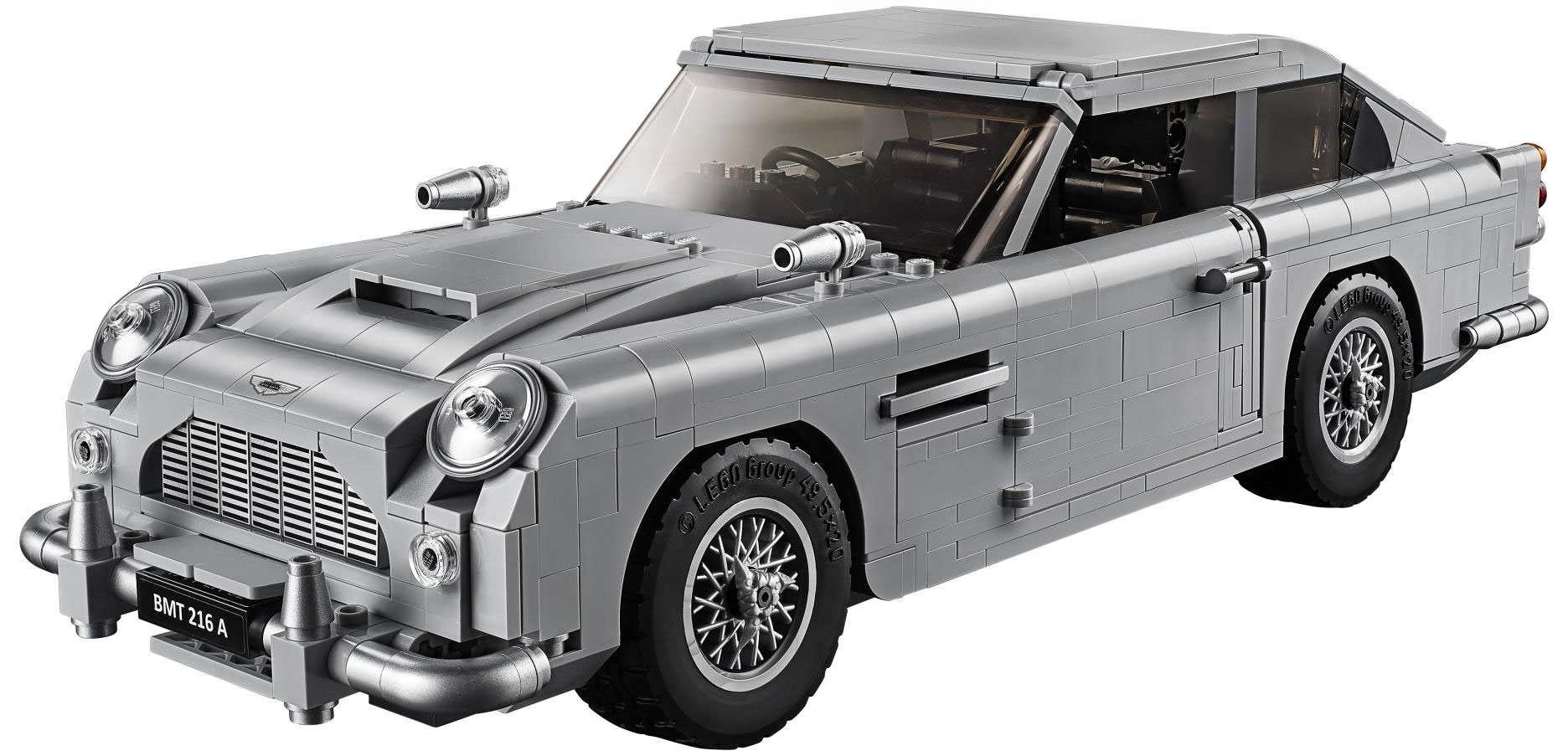 photo © LEGO The LEGO Creator Expert 10262 James Bond 007 Aston Martin DB5 is the first official partnership between LEGO and 007