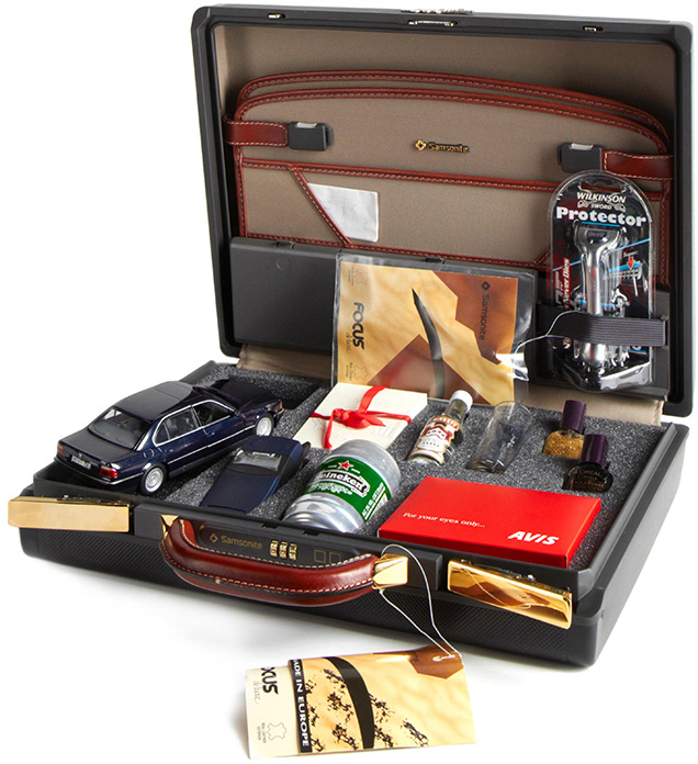 photo © Bonhams Samsonite Promotional Briefcase Tomorrow Never Dies