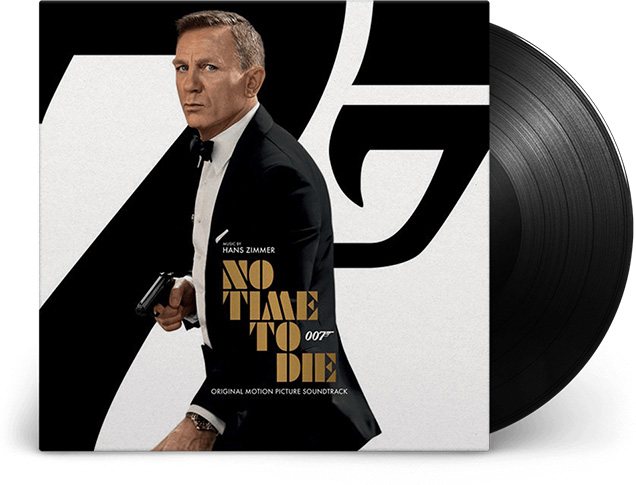 photo © Danjaq LLC, MGM, Decca Rcords James Bond - No Time To Die Soundtrack Vinyl Disc