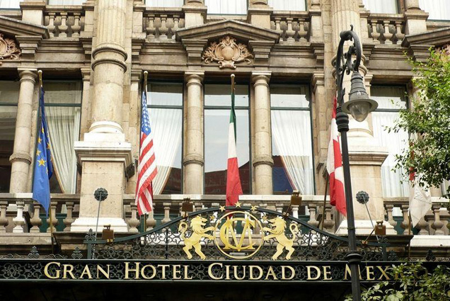 photo © Gran Hotel Ciudad de México Gran Hotel Ciudad de México (this entrance is not seen in the film)