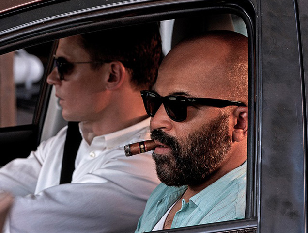 photo © Danjaq LLC, MGM, United Artists Felix Leiter wears Ray-Ban Wayfarer sunglasses in this still from No Time To Die.