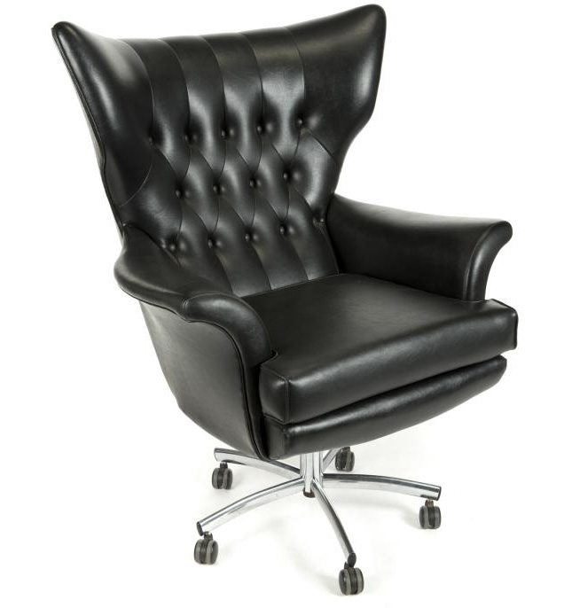 photo © Julien's Auctions The actual G-Plan 6250 chair used for filming You Only Live Twice. The chair was auctioned in December 2014.
