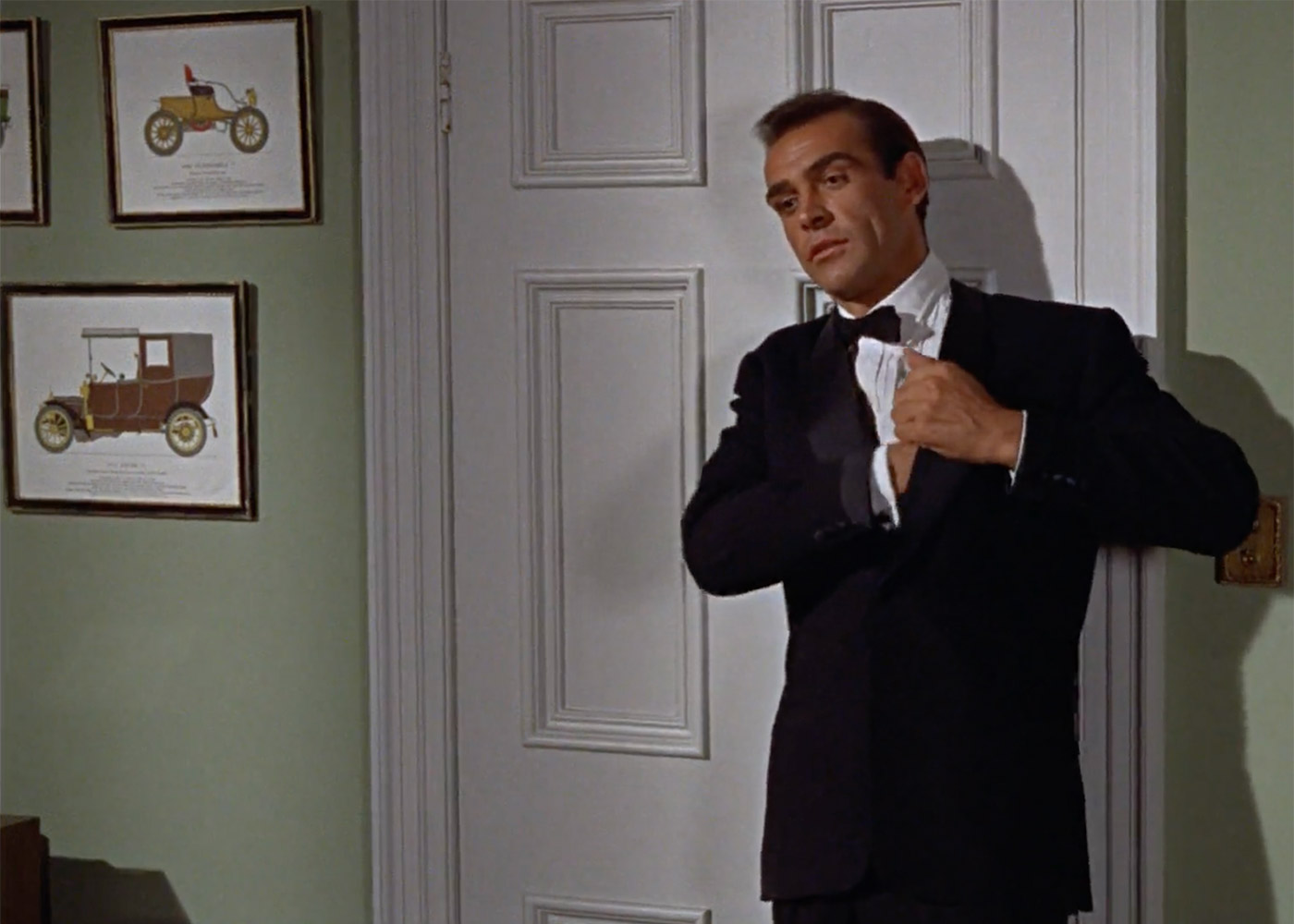 james bond sean connery dr no apartment door