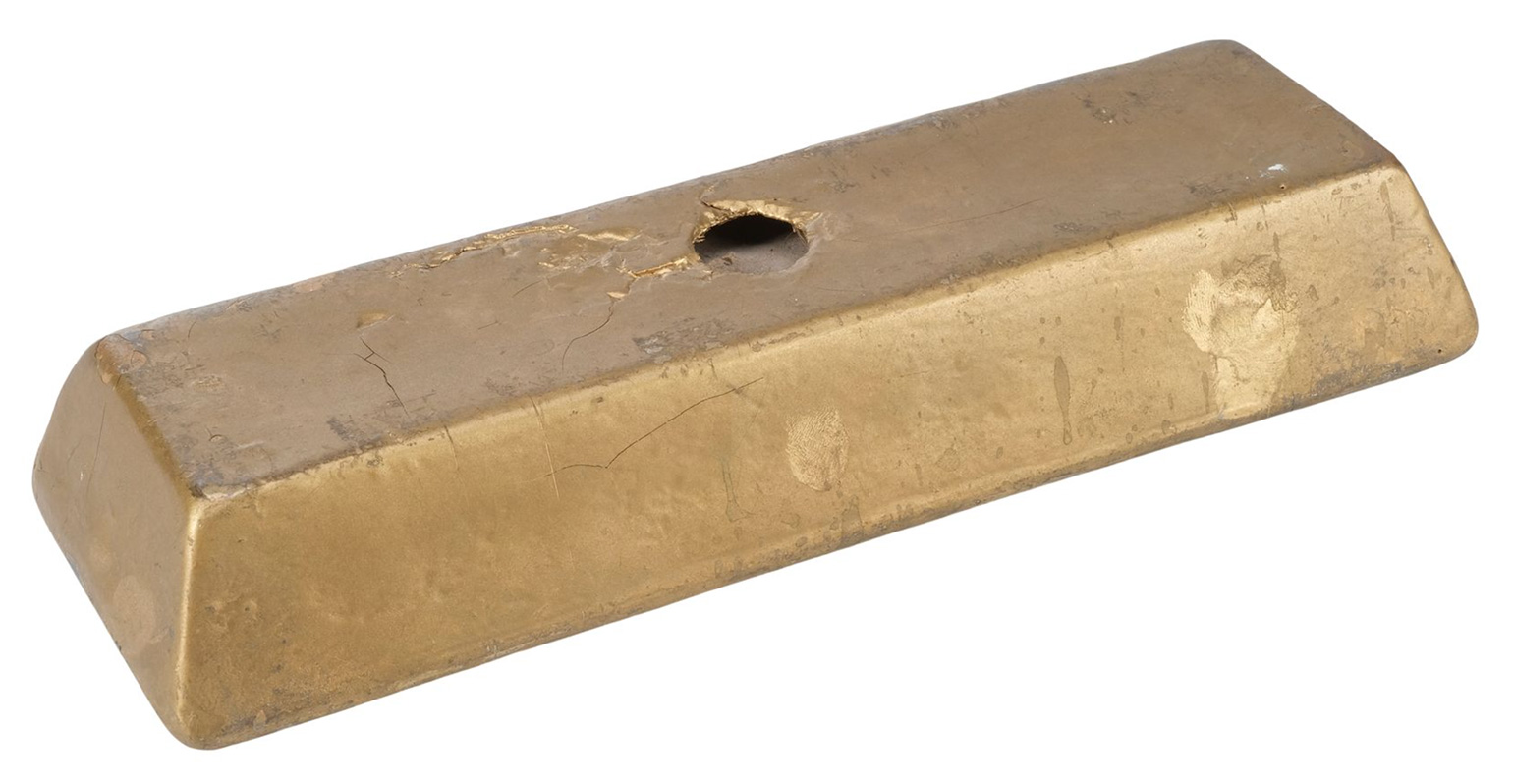 Prop Store Planet Hollywood Collection Gold Bar Goldfinger