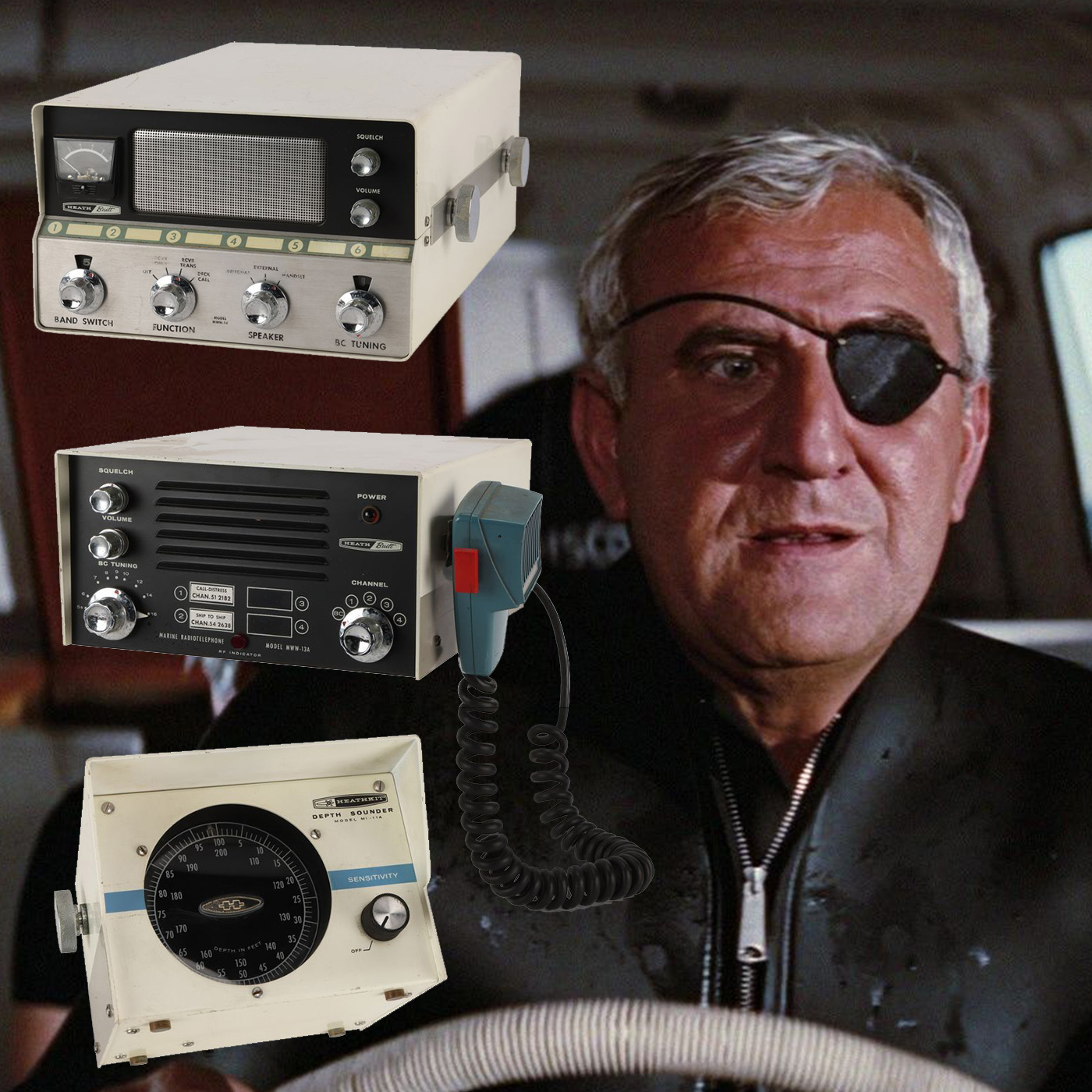 Emilio Largo's Disco Volante Yacht Instruments from Thunderball For Sale