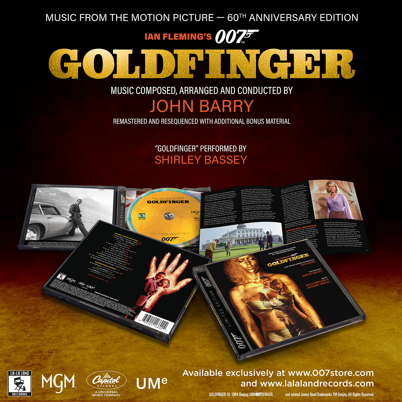 goldfinger remastered soundtrack cd la-la-land records
